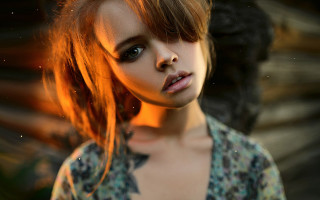 Woman nose piercing blurry background - anka zhuravleva free wallpaper