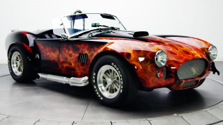 Red black flame hood cobra - hood free wallpaper