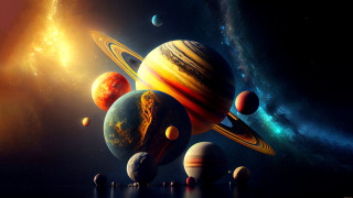 Space planet sun star aurora 3 - planet free wallpaper for desktop