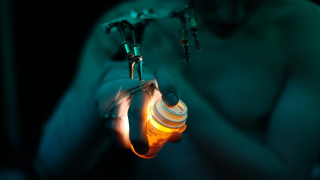 Person lit object green light - a green light free wallpaper