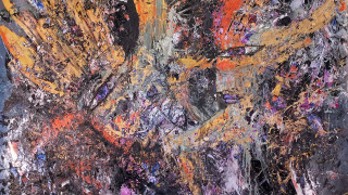 Colorful shapes abstract autumn fire - free abstract wallpaper for desktop