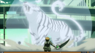 Man white tiger epic rayonism - epic scene free wallpaper