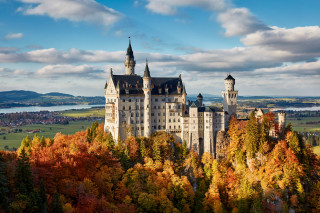 Castle tower autumn bernd fasching - a tower free wallpaper for desktop