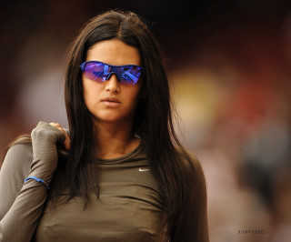 Woman sunglasses brown shirt handbag - a handbag free wallpaper