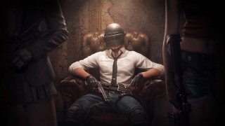Man sitting gun helmet portrait - doc hammer free wallpaper