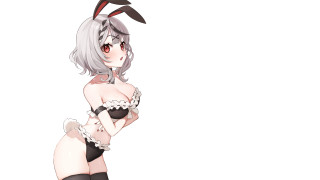 Bunny girl anime furry black - ambient free wallpaper
