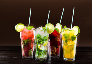 Summer vibrancy drinks glasses limes - summer vibrancy free wallpaper