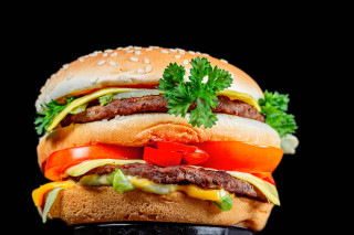 Burger lettuce tomato cheese onion - tomato free wallpaper
