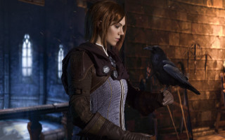 Medieval woman crow armor brick - ada hill walker free wallpaper for desktop