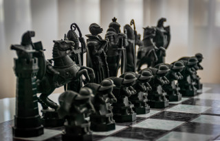 Chess figurines ambient occlusion shallow - free other wallpaper for desktop