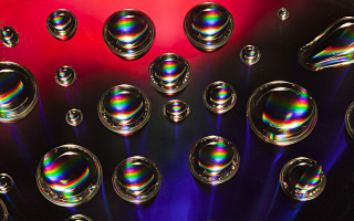 Shiny holographic rainbow abstract 1girl - shiny free wallpaper