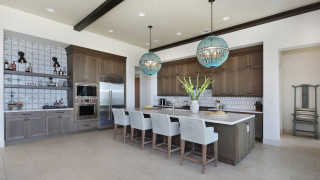 Kitchen center island flowers stove - rembrandt free wallpaper for desktop