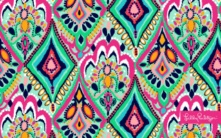 Colorful pattern pink background border - gaudy free wallpaper