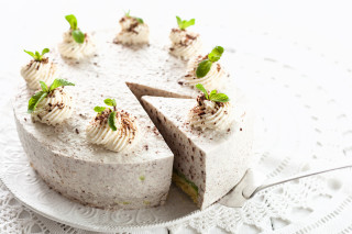 Cake slice plate fork lace - a slice free wallpaper