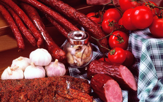 Food table vegetables fruit stilllife - lot free wallpaper