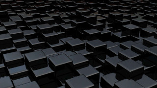 Black cubism raytraced checkered honeycomb - a large group free wallpaper