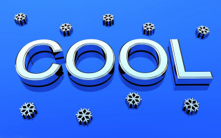 Blue sky fox girls snowflakes - cool free wallpaper