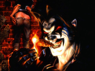 Clown cigarette demon arm painting - benjamin marra free wallpaper for desktop