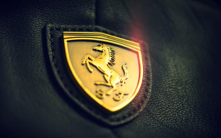 Ferrari emblem black leather jacket 2 - a black leather jacket free wallpaper