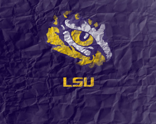 Crumpled paper lsu logo gold - paper free wallpaper for desktop