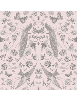Pink grey wallpaper birds flowers - bird free wallpaper for mobile