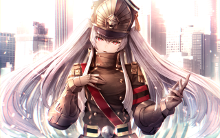 Woman white hair helmet cell - victorian free wallpaper