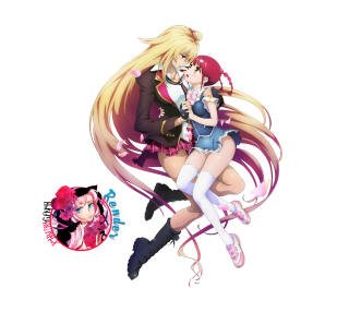 Girl long hair cat ears 8 - her head free wallpaper for tablet