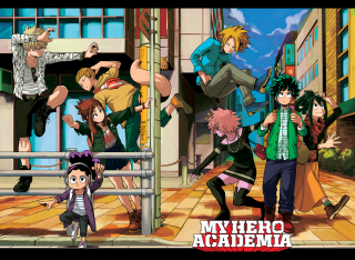 Anime characters my hero academy - a group of anime characters free wallpaper for desktop