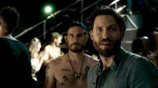 Group men room green light - a beard free wallpaper