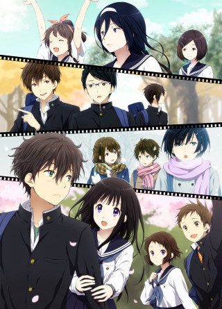 Group people camera strip photo - free anime wallpaper