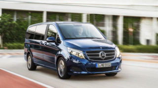 Blue mercedes benz tilt shift - florence engelbach free wallpaper for desktop
