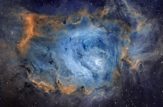 Large star space dust filled - nebula free wallpaper for desktop