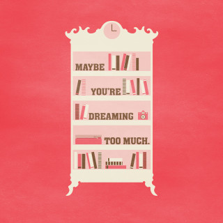 Book shelf clock dreamy magical - a clock free wallpaper for tablet