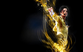 Yellow suit black background gold - funk art free wallpaper