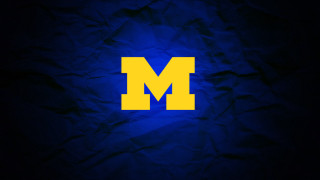 Michigan wolverine blue light yellow - m free wallpaper