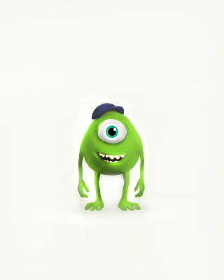 Green monster with hat wide - open free wallpaper for mobile