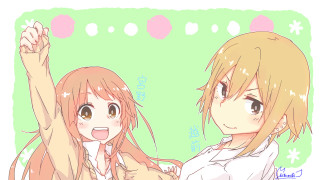 Anime girls long hair white 10 - a pink hair free wallpaper