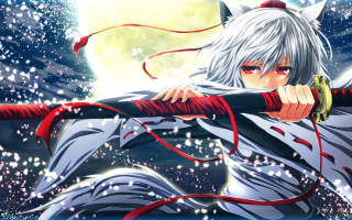 Anime character sword water full - a anime character holding free wallpaper