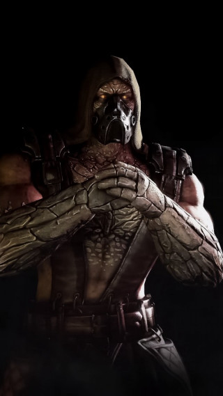 Man mask snake object black - unreal free wallpaper for mobile