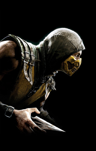 Man yellow mask knife black - eddie mendoza free wallpaper for mobile