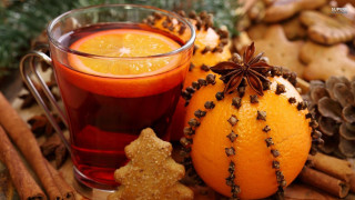 Mulled wine tea cinnamon star - ernest william christmas free wallpaper for desktop