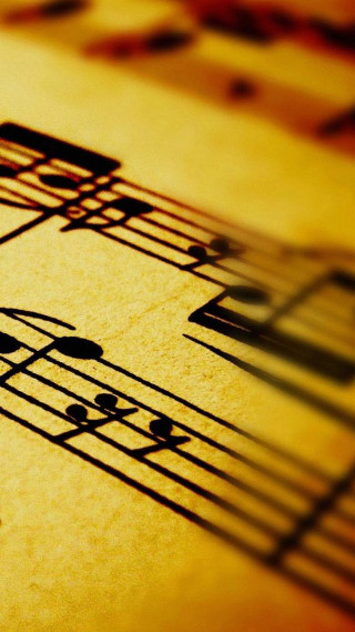 Music sheet guitar shadow cinematic - musical note free wallpaper for mobile
