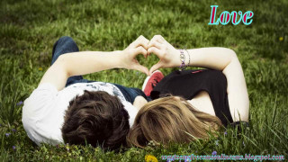 Couple heart grass love background - a heart shape free wallpaper