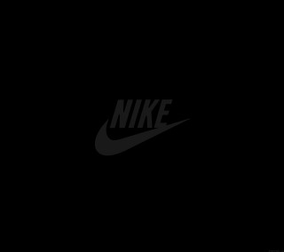 Black white nike logo background 2 - minimalism free wallpaper for tablet