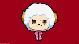 Cartoon character pink bow white - brown eye free wallpaper