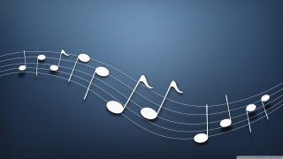 Musical note white circles notes - a musical note free wallpaper