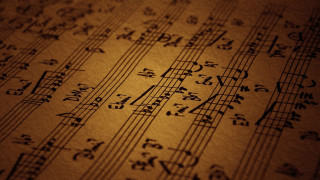 Sheet of music musical notes 4 - surface free wallpaper
