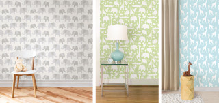Elephant wallpaper giraffe lamp chair - a giraffe free wallpaper