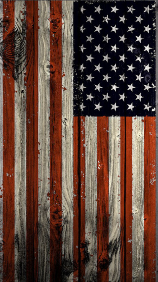 Wooden flag grunge paint splatters - grungy free wallpaper for mobile