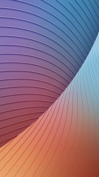 Colorful background curved design middle - orange free wallpaper for mobile